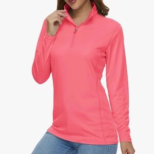 Athleisure Quarter Zip Pullover Women's size XXL UPF50+ UV Quick Dry -